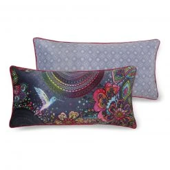 Sofakissen INIGA - Mandala Design - Anthrazit - 60x30 cm - Premium Wohnaccessoire