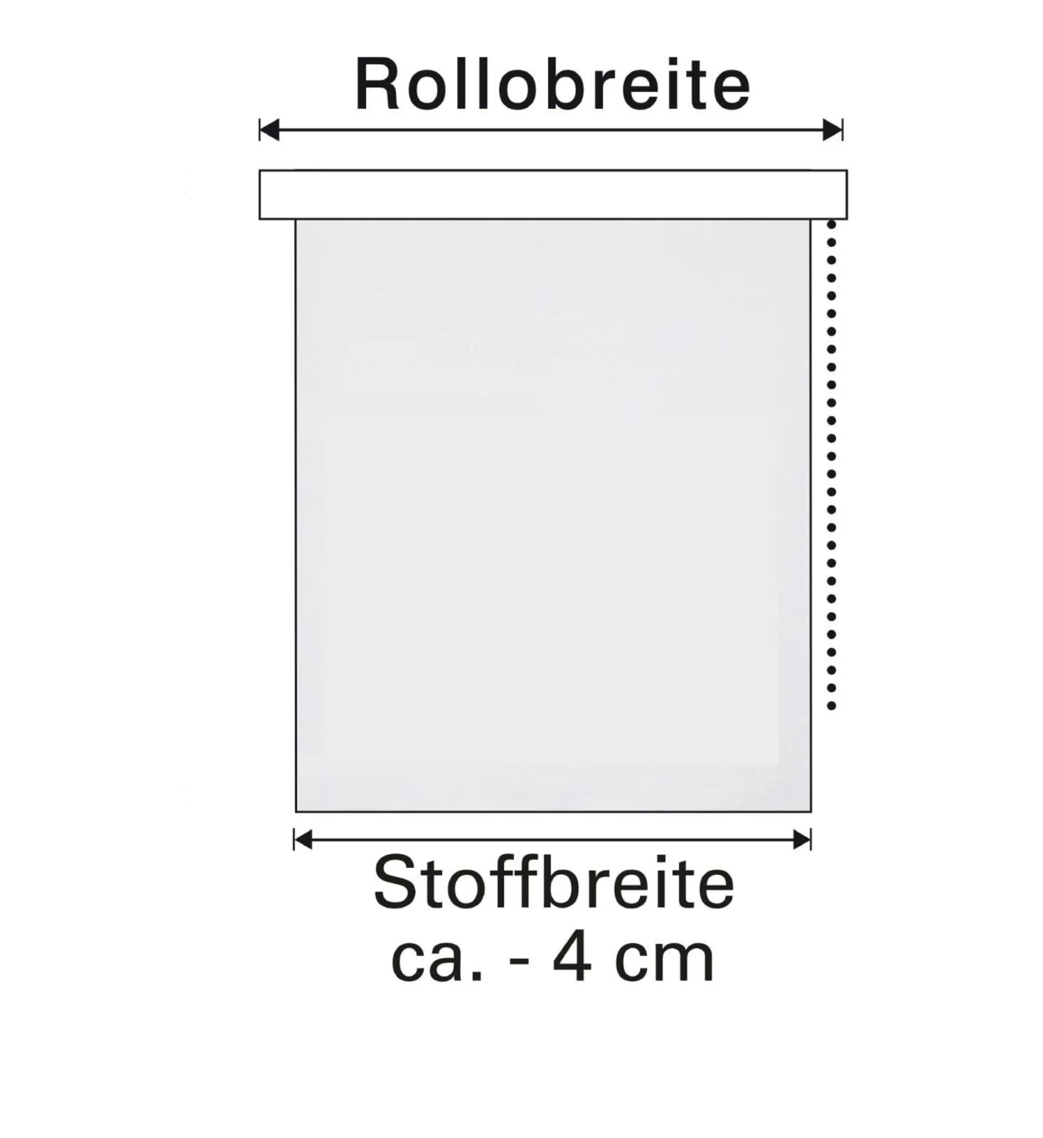 Weißes Klemmrollo - Höhenverstellbar, 40 cm Breite - Perfekt für Fensterdekoration 6 Weißes Klemmrollo - Höhenverstellbar, 40 cm Breite - Perfekt für Fensterdekoration – Bild 4
