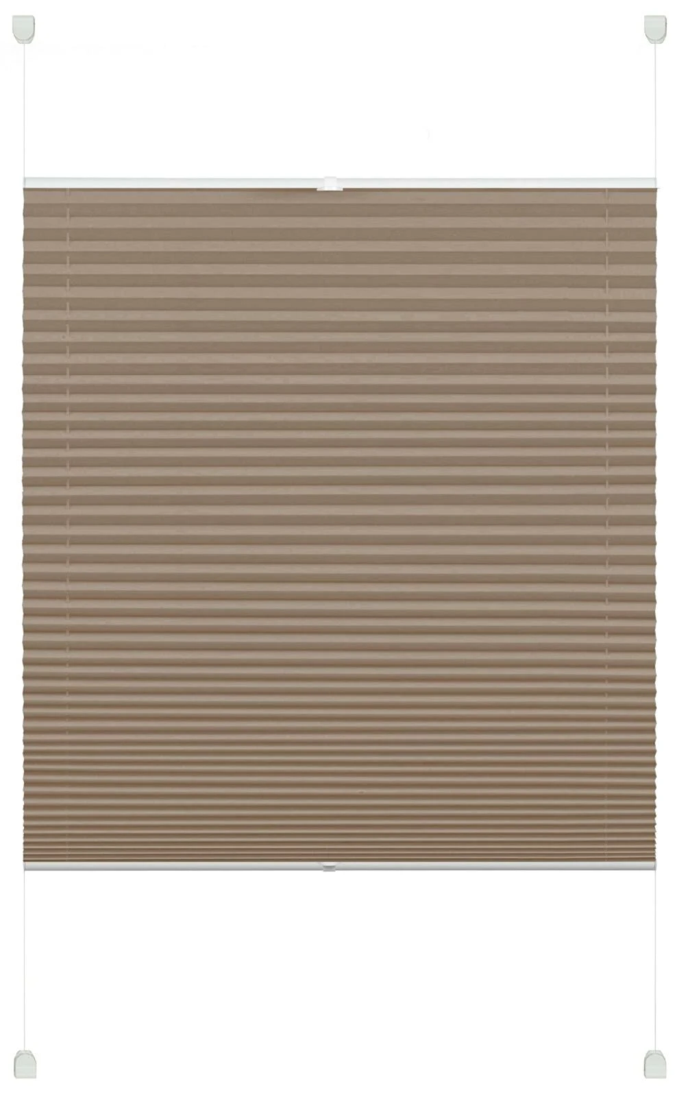 Plissee in Taupe, 40x130 cm – Stilvolles Sichtschutz-Plissee für Fenster 3 Plissee in Taupe, 40x130 cm – Stilvolles Sichtschutz-Plissee für Fenster