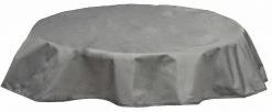Tischdecke - hellgrau - Polyester - 120 cm Ø